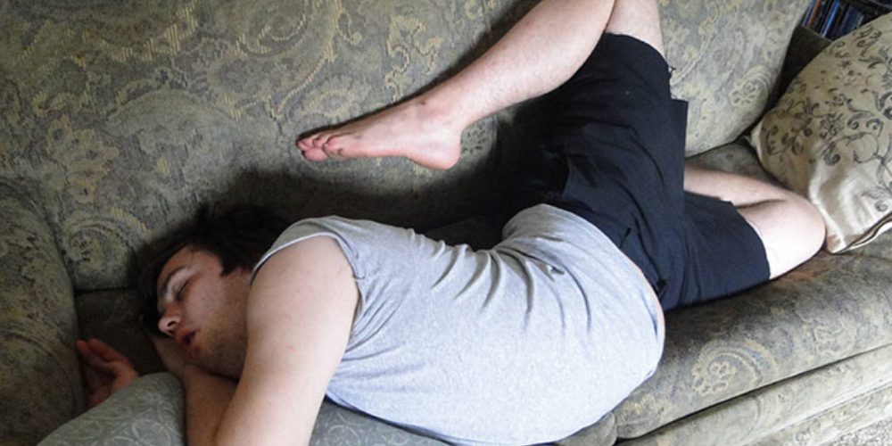 Poor sleeping posture