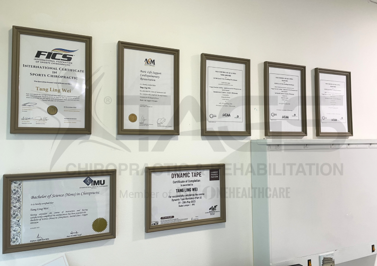 Certified Chiropractor, Certifications